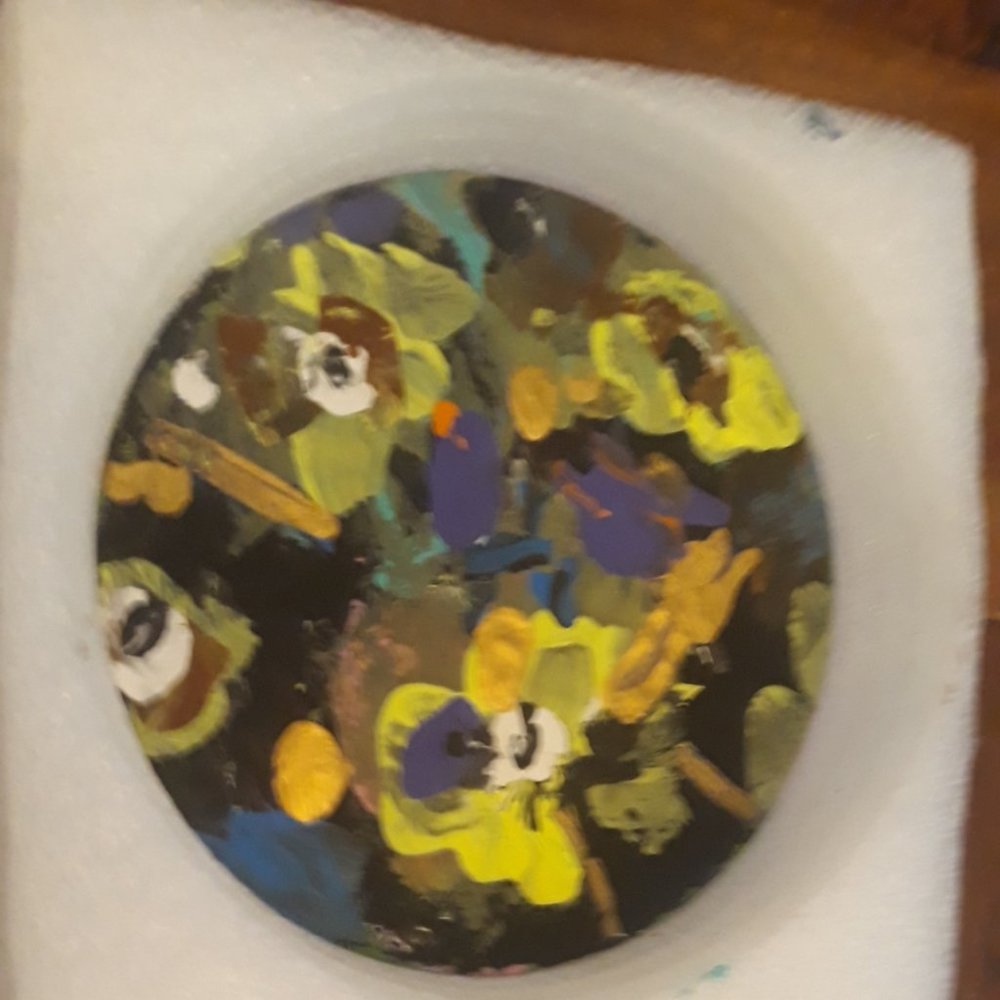 Unique, HANDPAINTED CERAMIC COASTERS